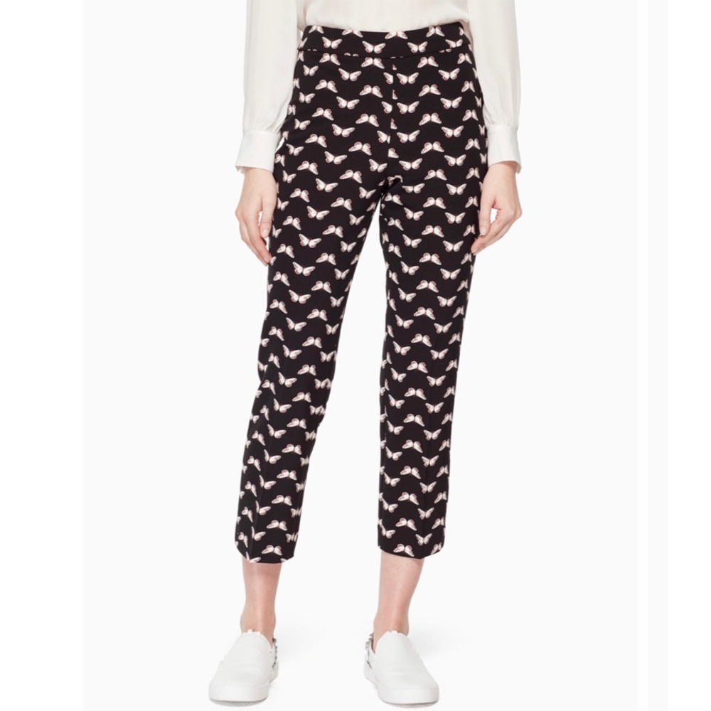 KATE SPADE 🦋 Butterfly Crepe Pant NWT